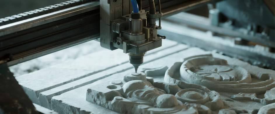 How to Optimize Stone Cutting with a CNC Router & Rotary Axis?