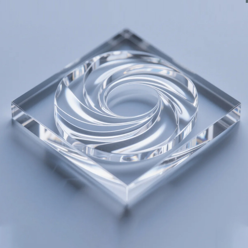 Acrylic plastic engraving