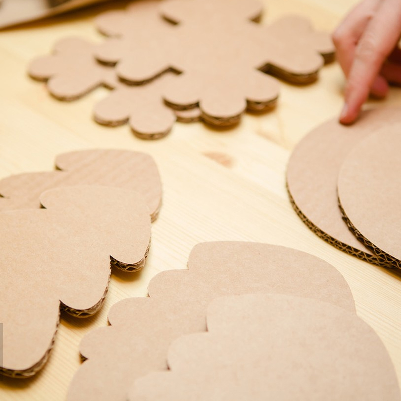 Cardboard cutting&application