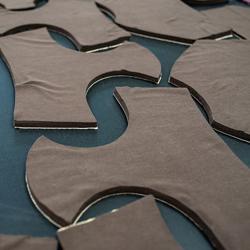 Fabric cutting&application