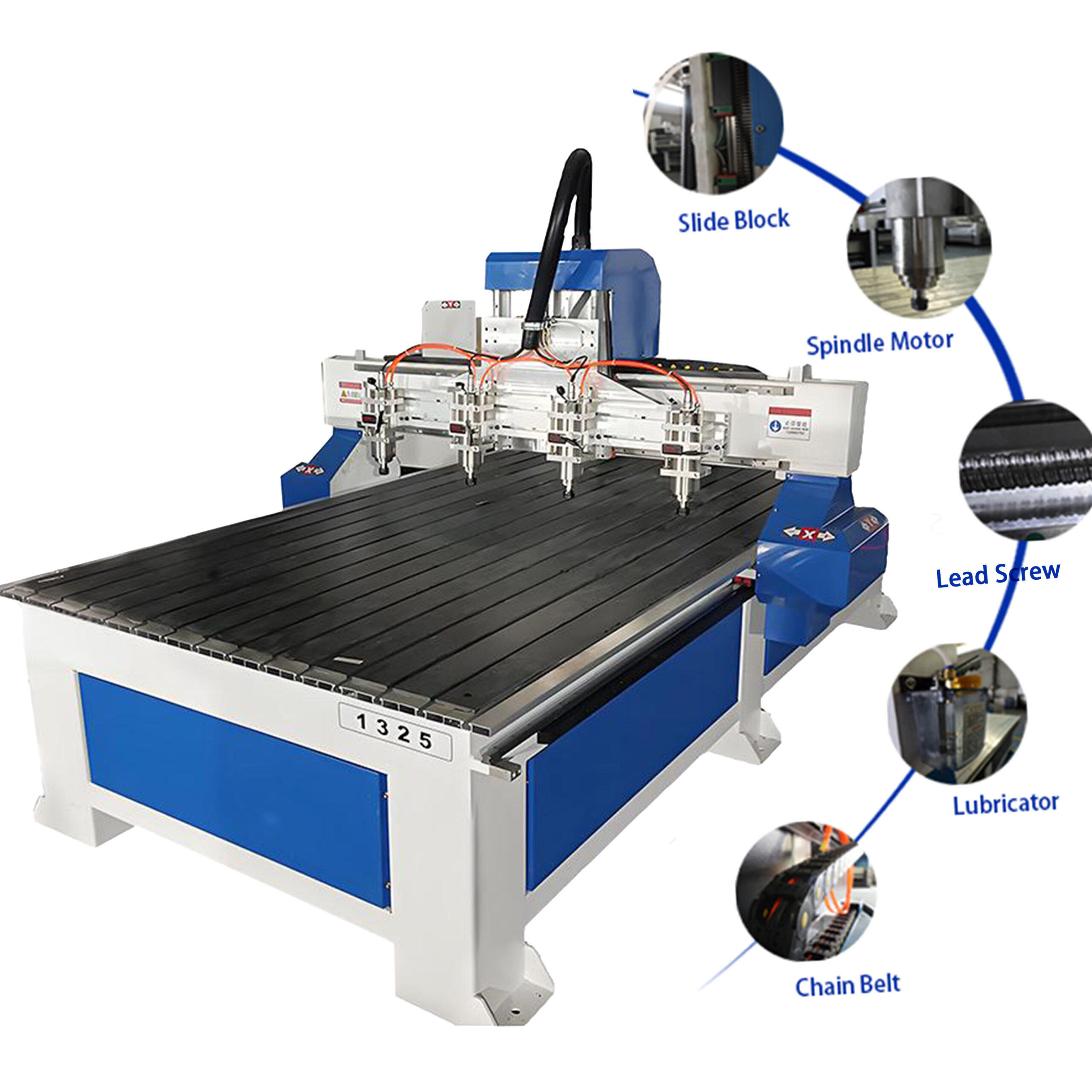 Multi-Spindle CNC Router for Precision Wood Carving
